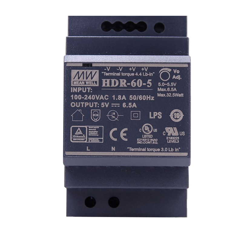 明纬HDR-60系列导轨电源