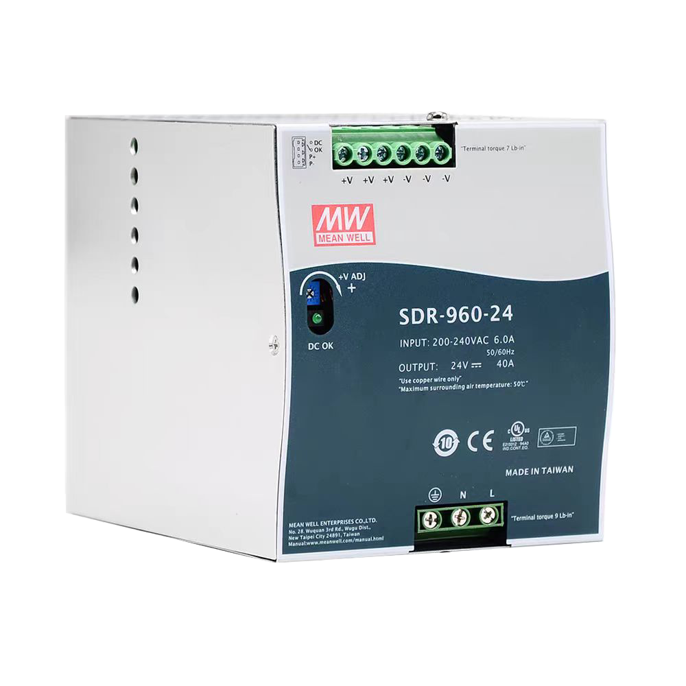 大功率SDR-960-24导轨电源PFC并联