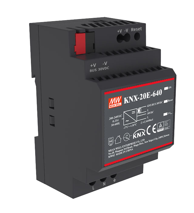 台湾明纬640mA KNX开关电源KNX-20E-640
