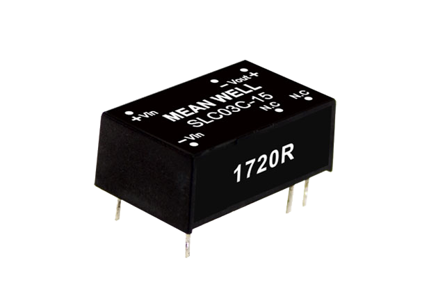 明纬电源SLC03系列单组DLC03系列双组3W DIP封装DC-DC稳压转换器