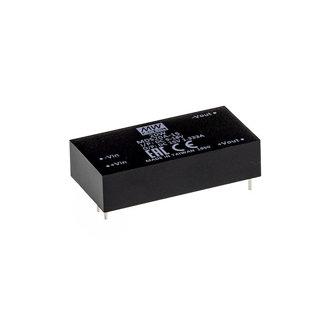 明纬电源MDS20系列20W 封装DC-DC医疗级转换器